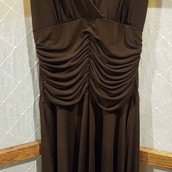 Speechless Junior's Size Medium Dress Brown Halter Tie - Picture 6 of 8